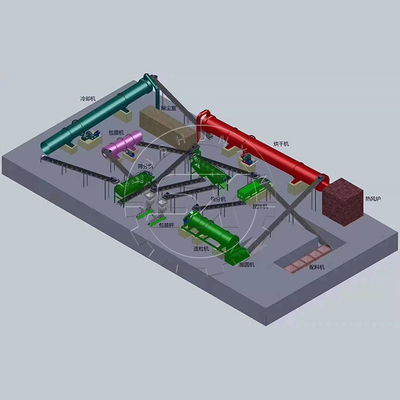 Kugelförmige Granulate Produktion von organischen Düngemitteln für die Integration organischer Abfälle