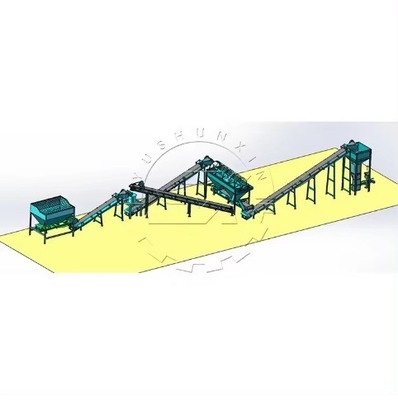 Vollständige Fermentationslinie für organische Düngemittel für Round Ball Press Pellet