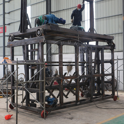 Professioneller 2800 KG-Groove-Kompost-Turner für eine optimale Produktion von Wurmkompost