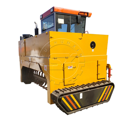 Verwandeln von Tierdünger in Bio-Dünger mit 2400mm Arbeitsbreite Kompost-Turner