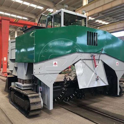 Erweiterte automatische Kompost-Turner-Düngermischmaschine mit einer Kapazität von 10 Tonnen pro Tag
