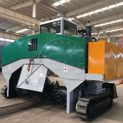 Erweiterte automatische Kompost-Turner-Düngermischmaschine mit einer Kapazität von 10 Tonnen pro Tag