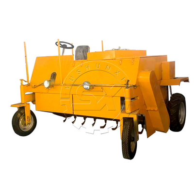 Professionelle Fermentation Hühnerdünger Automatischer Kompost Turner Düngermischmaschine