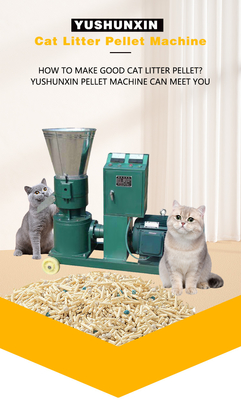 Futterpelletmaschine YSX 2 Tonnen pro Stunde Flat Die Granulator für Düngemittel Granulation