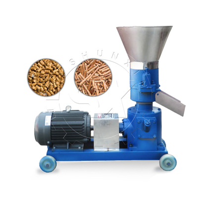 Geflügeldünger-Pelletizer 380V verstellbare Flach-Die-Hühner-Kot-Pellets-Machmaschine