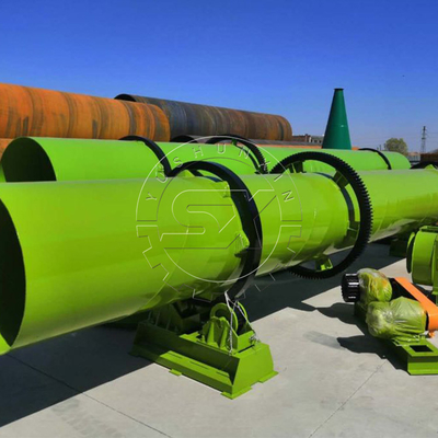 YSX 1-2T/H Automatisches Kleingranulat Düngertrommel Trockner für individuelle Farbe