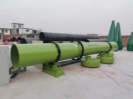 YSX 1-2T/H Automatisches Kleingranulat Düngertrommel Trockner für individuelle Farbe