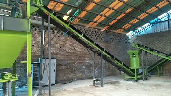 400x400 Einlassgröße Tierdüngerbrenner zur Fermentation von organischem Düngerkompost