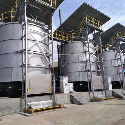 Organische Düngemittel Fermentationstopf mit hoher Kapazität Kompost Turner Mischfunktion
