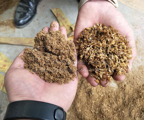 Kleinmaschine zur Trocknung von Trockenmaterial Stroh Maisbrühe mit kundenspezifischem Design