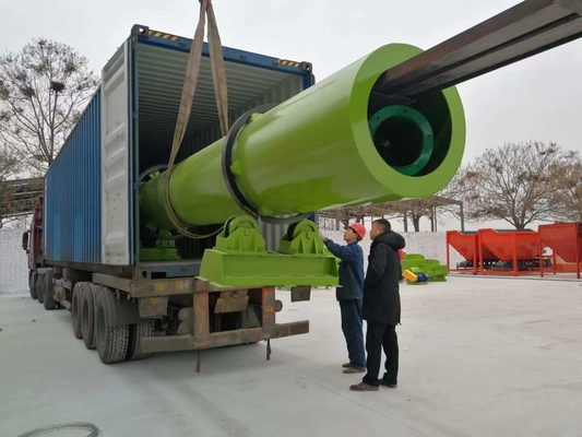 Großkapazität Kompostdünger Trocknungsmaschine mit fortgeschrittenem Lüfter 26000 KG Gewicht