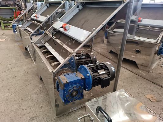 7 kW Schlammentwässerungsmaschine für Kuhdünger Hydroextraktor und Biogas-Schlammverarbeitung