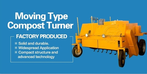 2024 Eine Person Fahren Bewegt Typ Kompost Turner Funktion Kompost Material Drehen