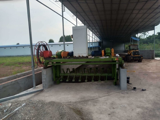 0.75kw-Aufzugsmotor Trough-Typ Kompostkompostmaschine für schnelle und Fermentation