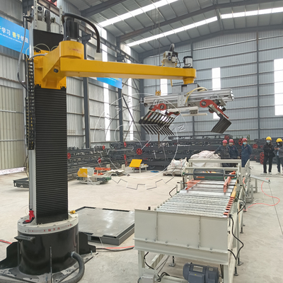 380v Spannung Edelstahl Material Spalte Palletizing Roboter Arm Typ Palletizer
