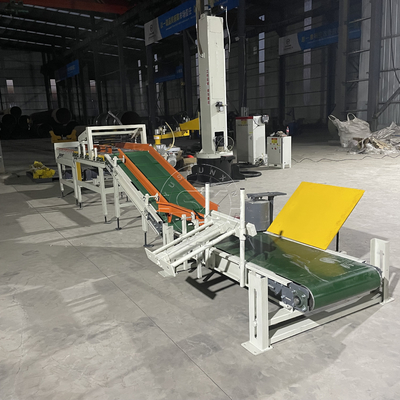 Elektrisch angetriebene automatische Förder- und Palettierungsanlage für einfaches Palettieren