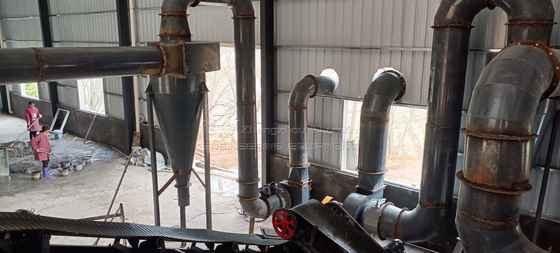5.5kw Biomasse Drehtrockner HGJ-1000 für Maschinen und Anlagen zur Produktion von organischen Düngemitteln