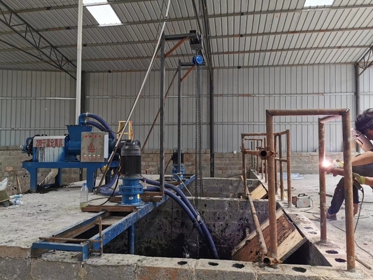 2024 Dehydratationsmaschine Feststoff-Flüssigkeitsseparator mit 20 m3/h Kapazität und 7 kW Leistung