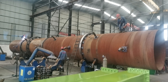 Getreide Trocknen Drehtrockner mit Stützleitungen und 26000KG Gewicht 380v Spannung 2024