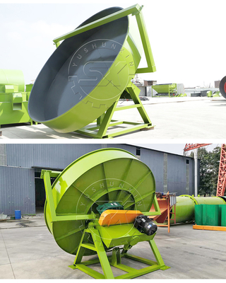 Granulatormaschine Typ YSX Scheibengranulator für die Herstellung von Huhnmistdünger