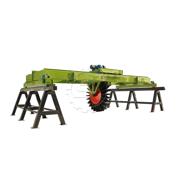 Automatischer Kompostiererzeuger mit Rad der perfekte Lösungsansatz für die Fermentation von Tierdünger